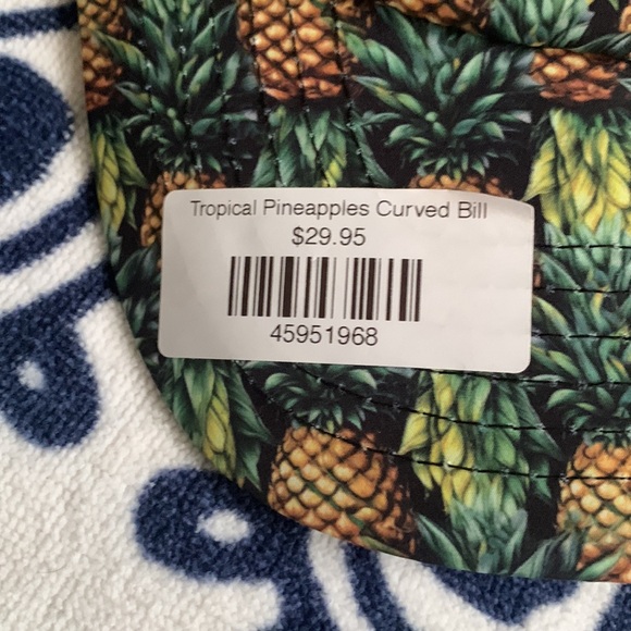 AZHIAZIAM  pineapple print baseball cap - Picture 4 of 5